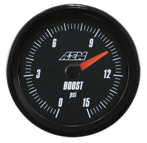 Manómetro analógico (medidor de presión de combustible) AEM (30-5144)