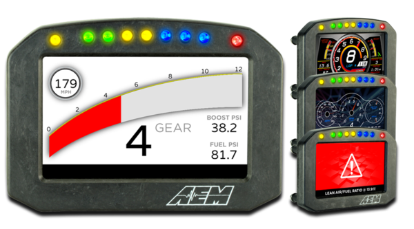 Kit de pantalla plana AEM, carbono CD-5L (30-5601F)